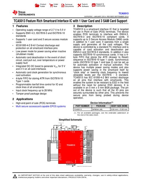 smart card i2c|TCA5013 data sheet, product information and support .